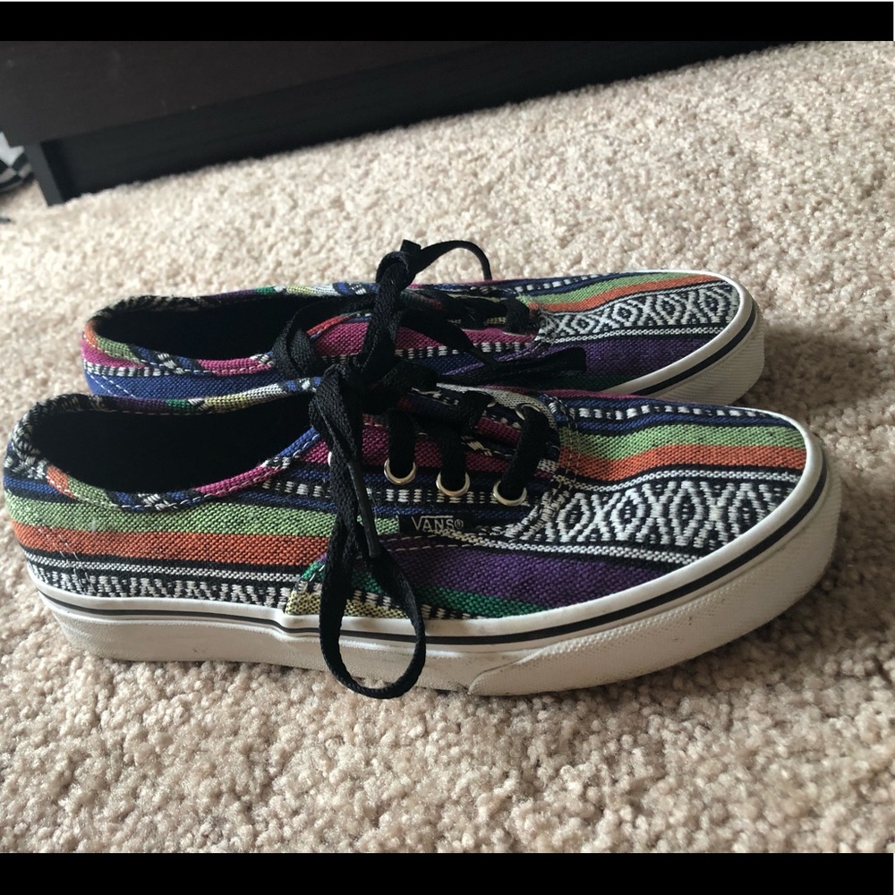 Vans Authentic Tribal/Patchwork Sneakers
